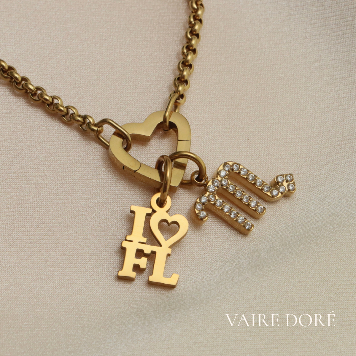 Heart Charm Bracelet