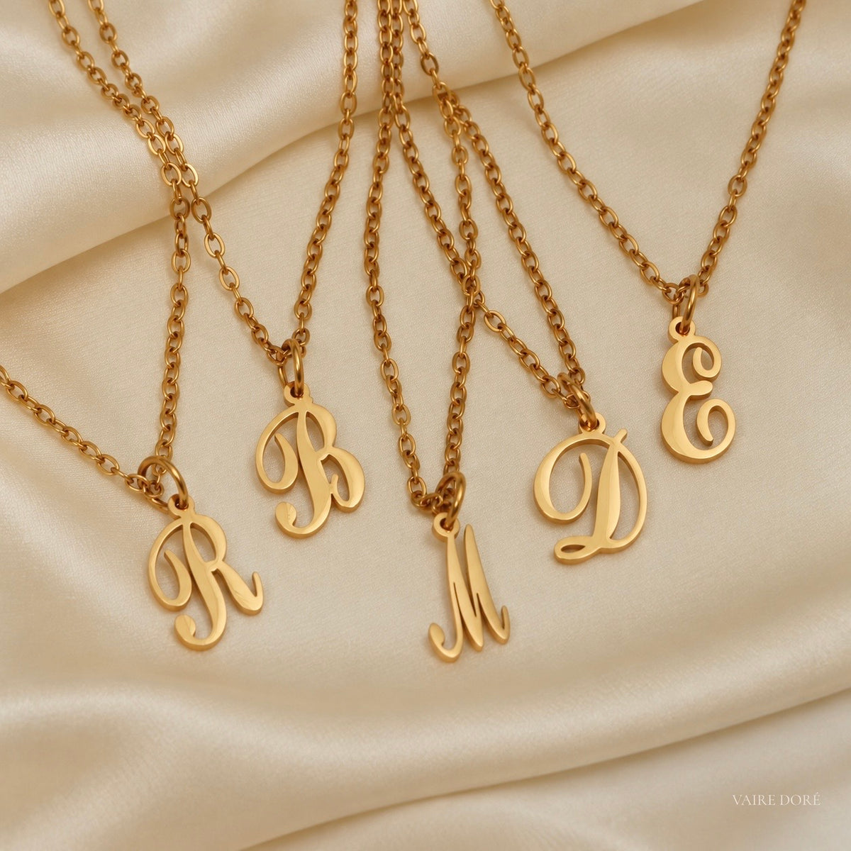 Cursive Classic Initial Necklace