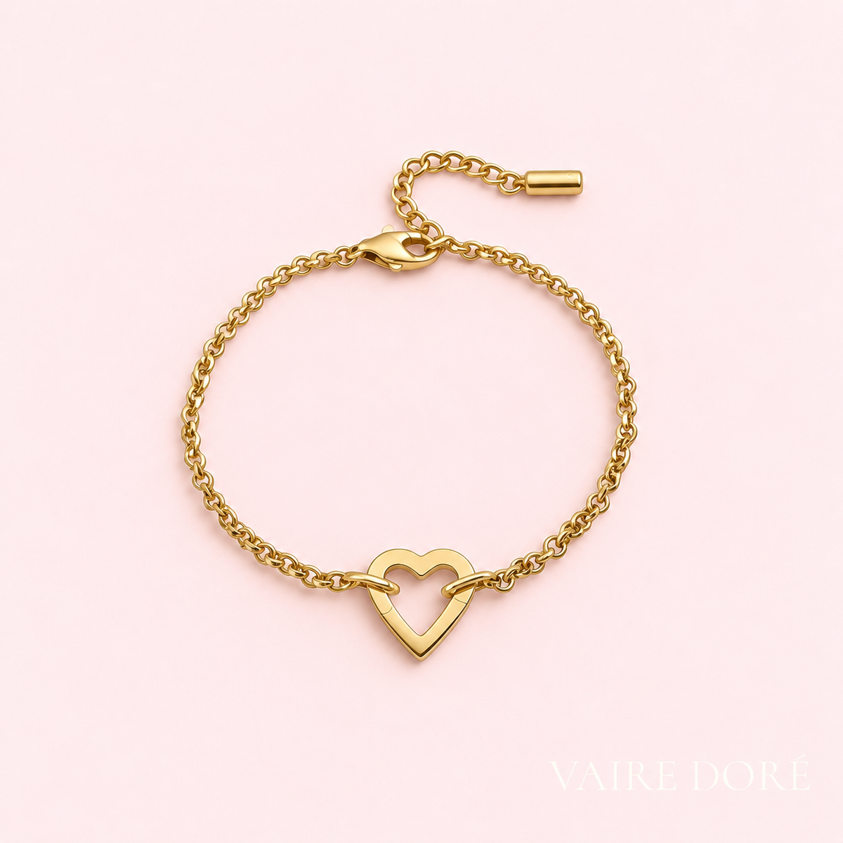 Heart Charm Bracelet