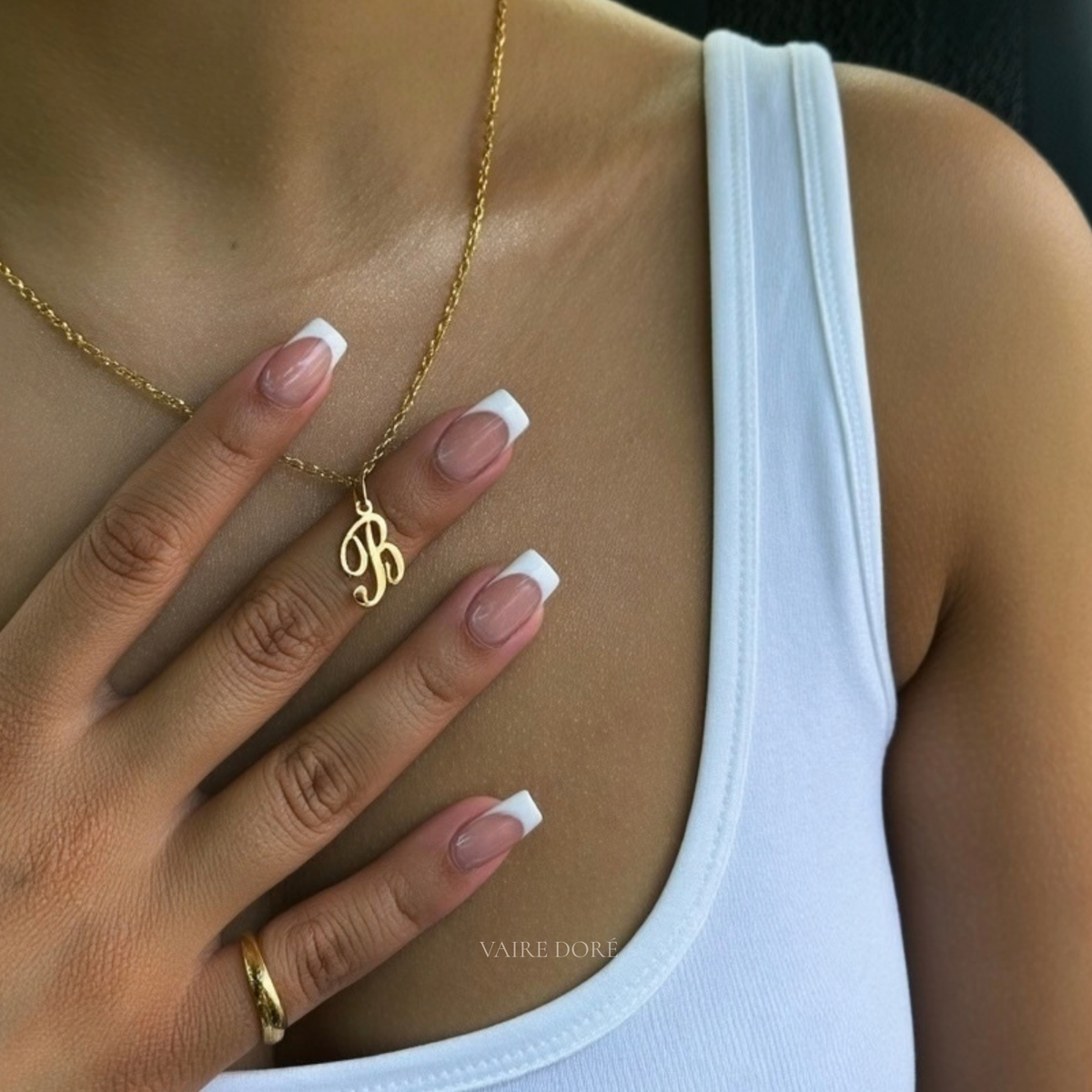 Cursive Classic Initial Necklace
