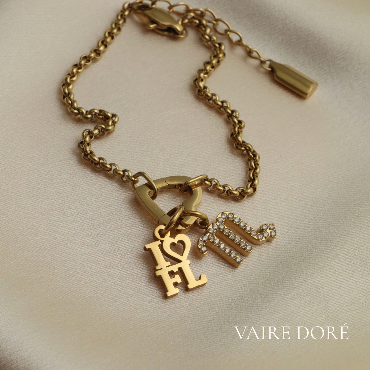 Heart Charm Bracelet