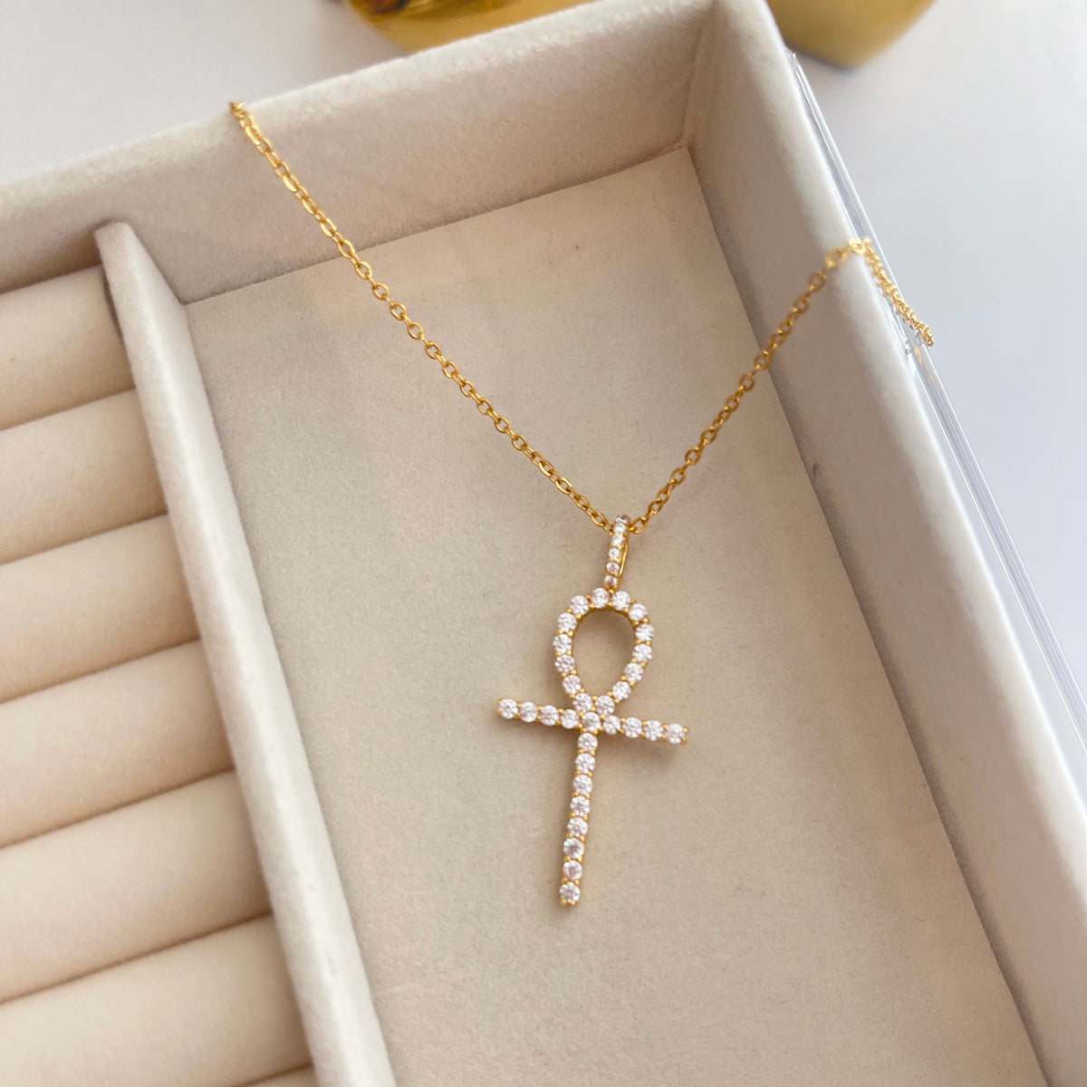 Gold Ankh Necklace