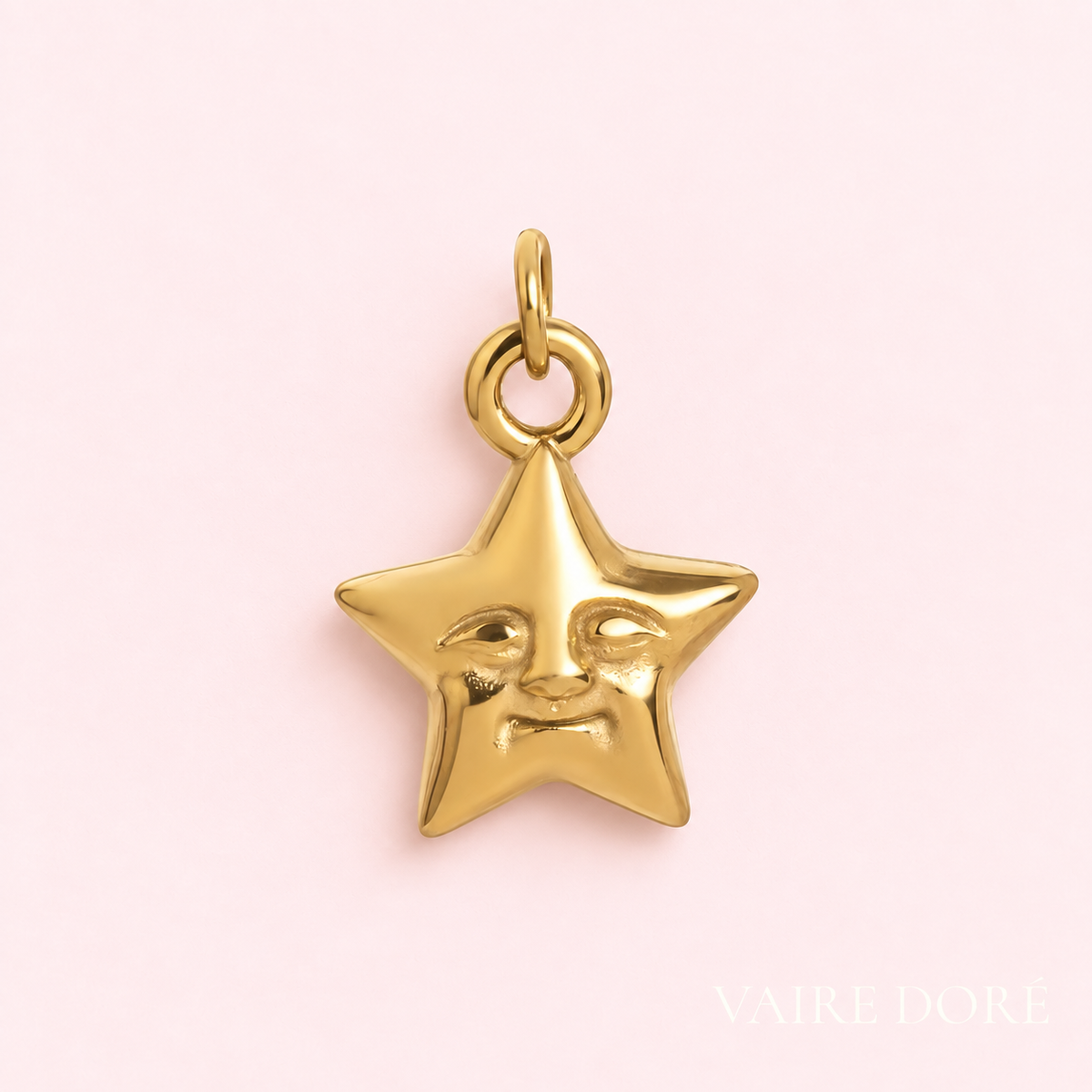 Star with face charm