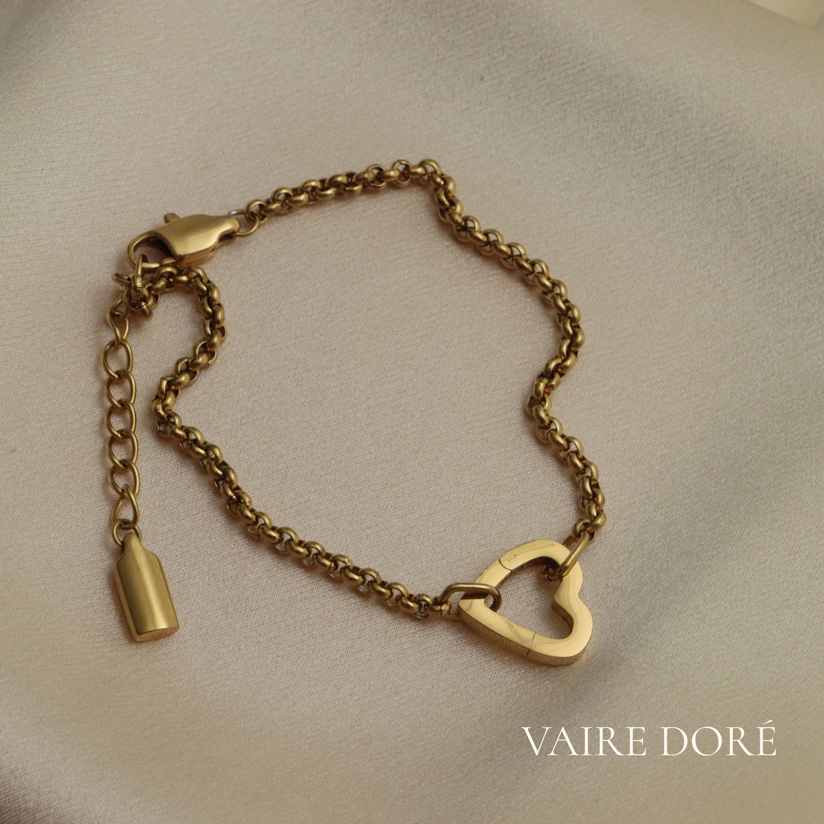 Heart Charm Bracelet